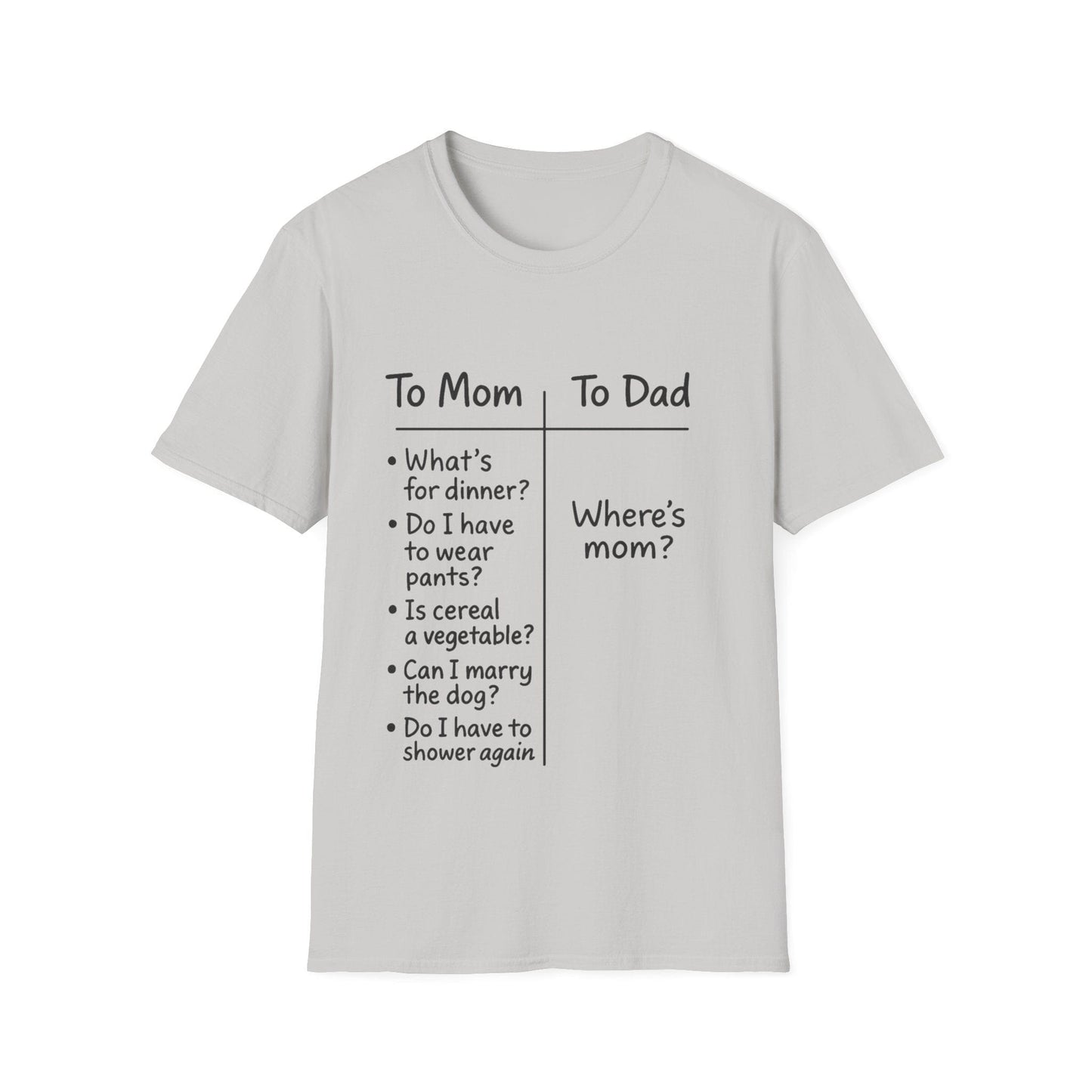 Funny Family Questions T-Shirt