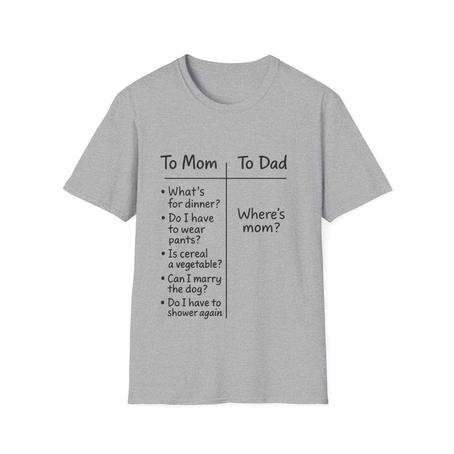 Funny Family Questions T-Shirt