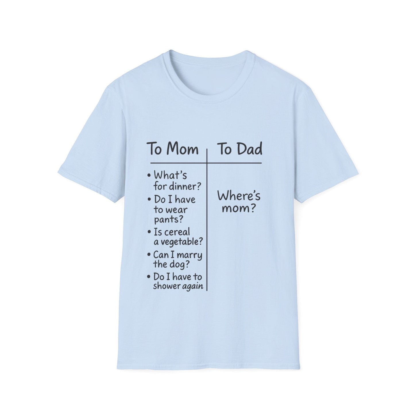 Funny Family Questions T-Shirt