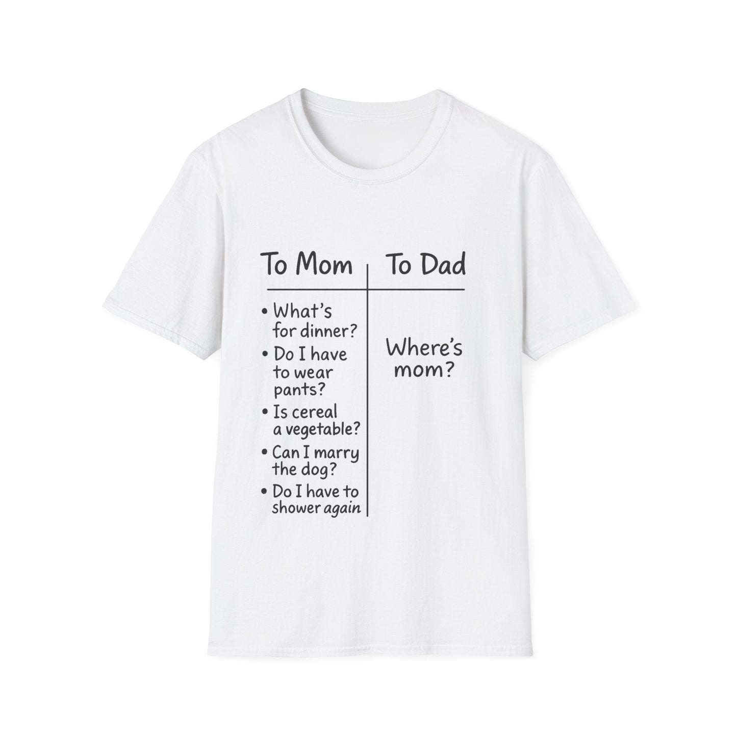 Funny Family Questions T-Shirt