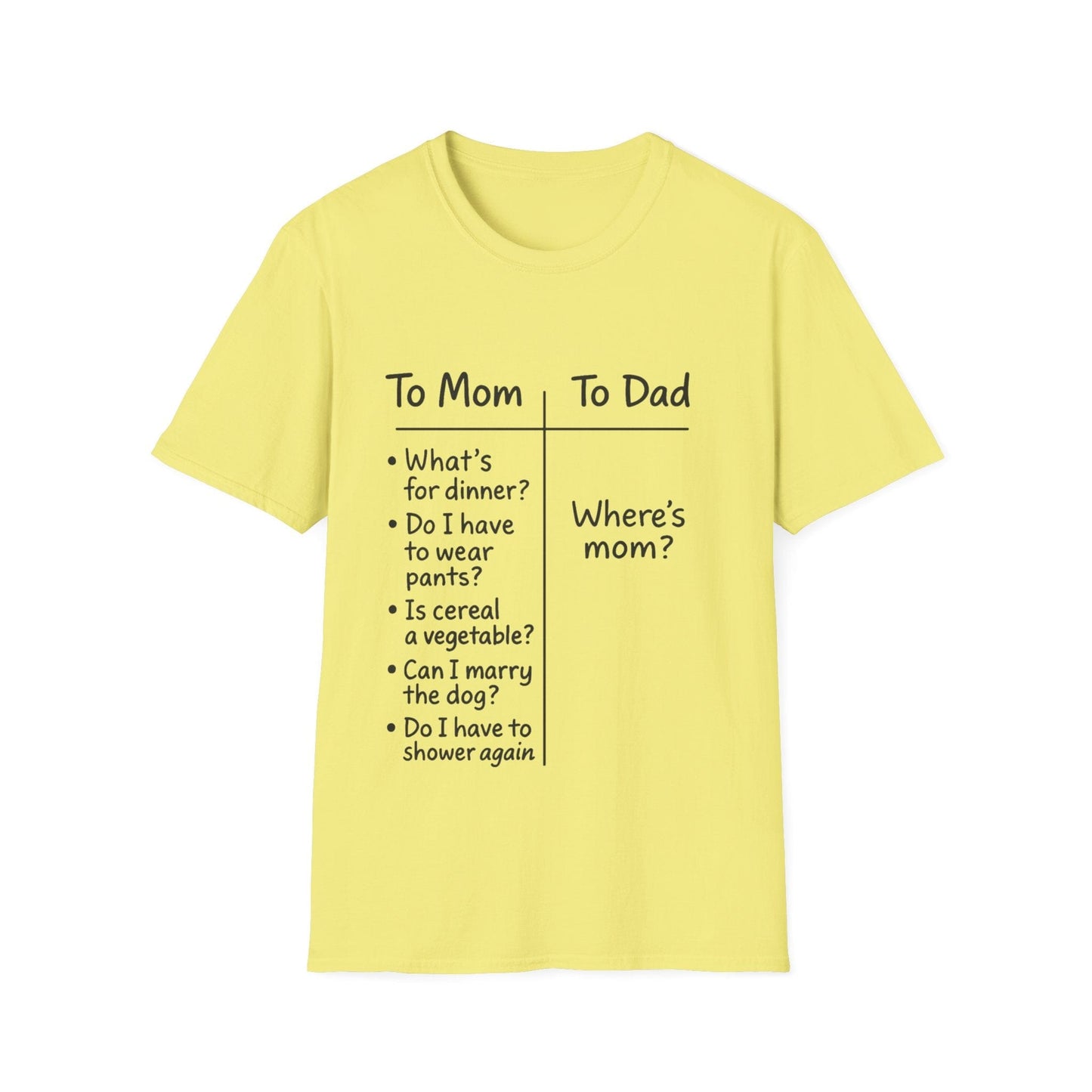 Funny Family Questions T-Shirt